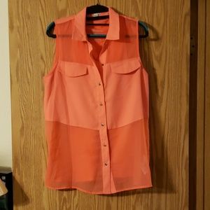 Sheer Tank Top with matching cami